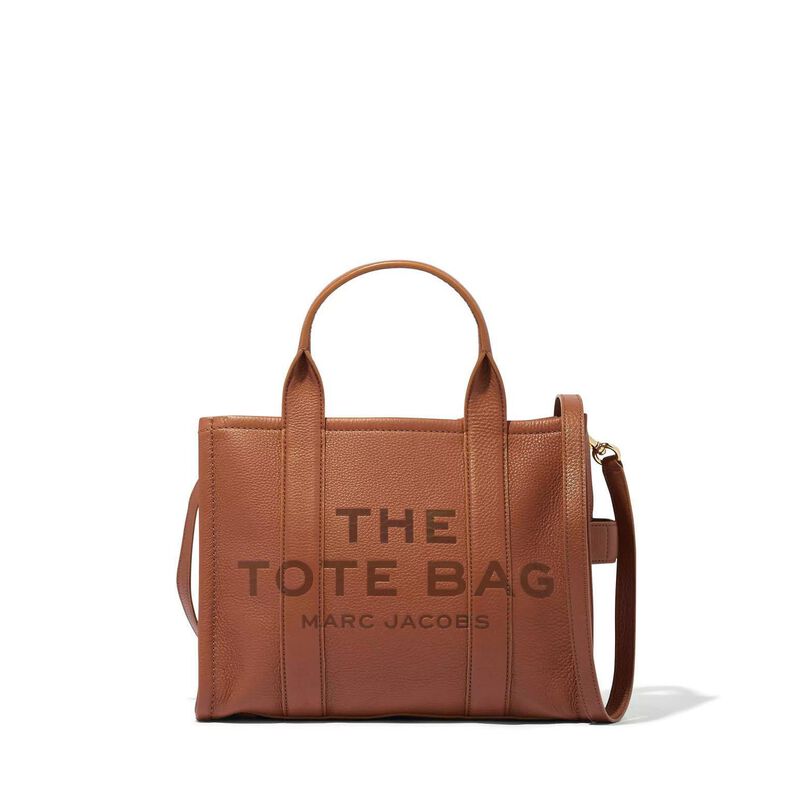 MARC JACOBS The Leather Medium Tote Bag image number 0